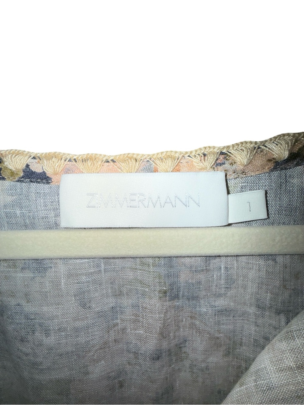 Zimmermann August Kaftan Midi Dress in Linen - Picture 8 of 11